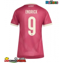 Camisa de Futebol Real Madrid Endrick #9 Equipamento Alternativo Mulheres 2026-27 Manga Curta